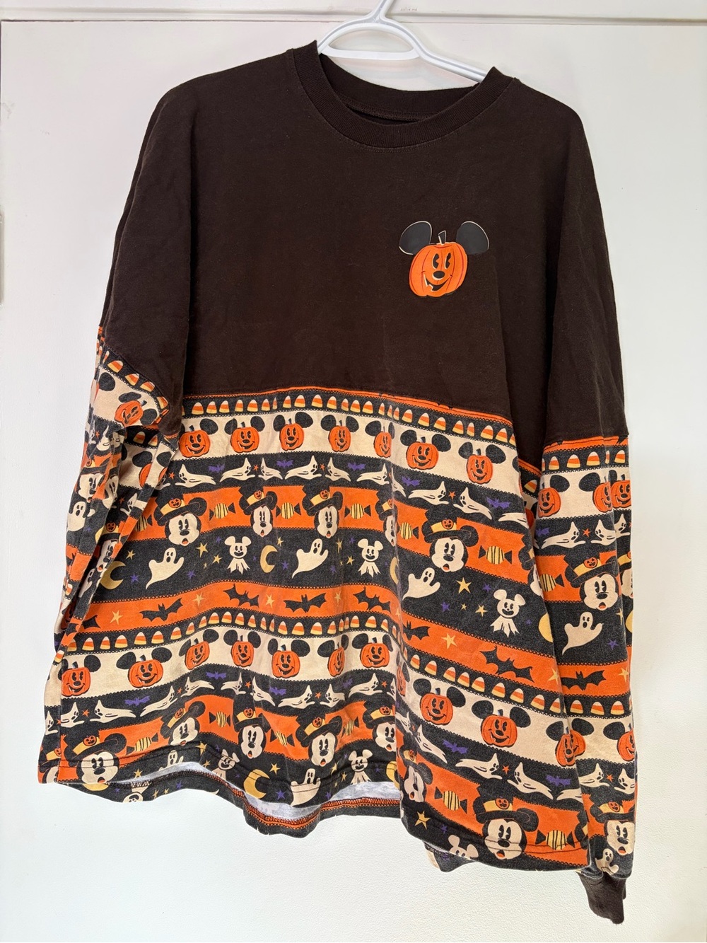 Disney Halloween Sprit Jersey featuring glow in the dark details